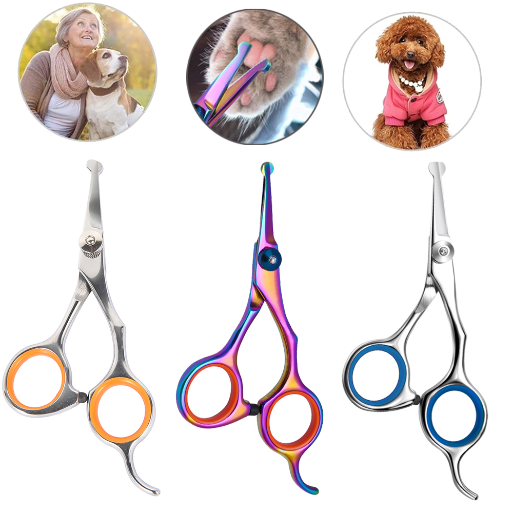 Grooming Scissors - Veiligheid Ronde Kop Rvs Huisdier Schaar