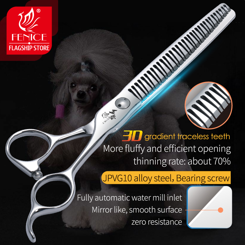 Grooming Scissors - Fenice 7 Inch 3D Gradiënt Traceless