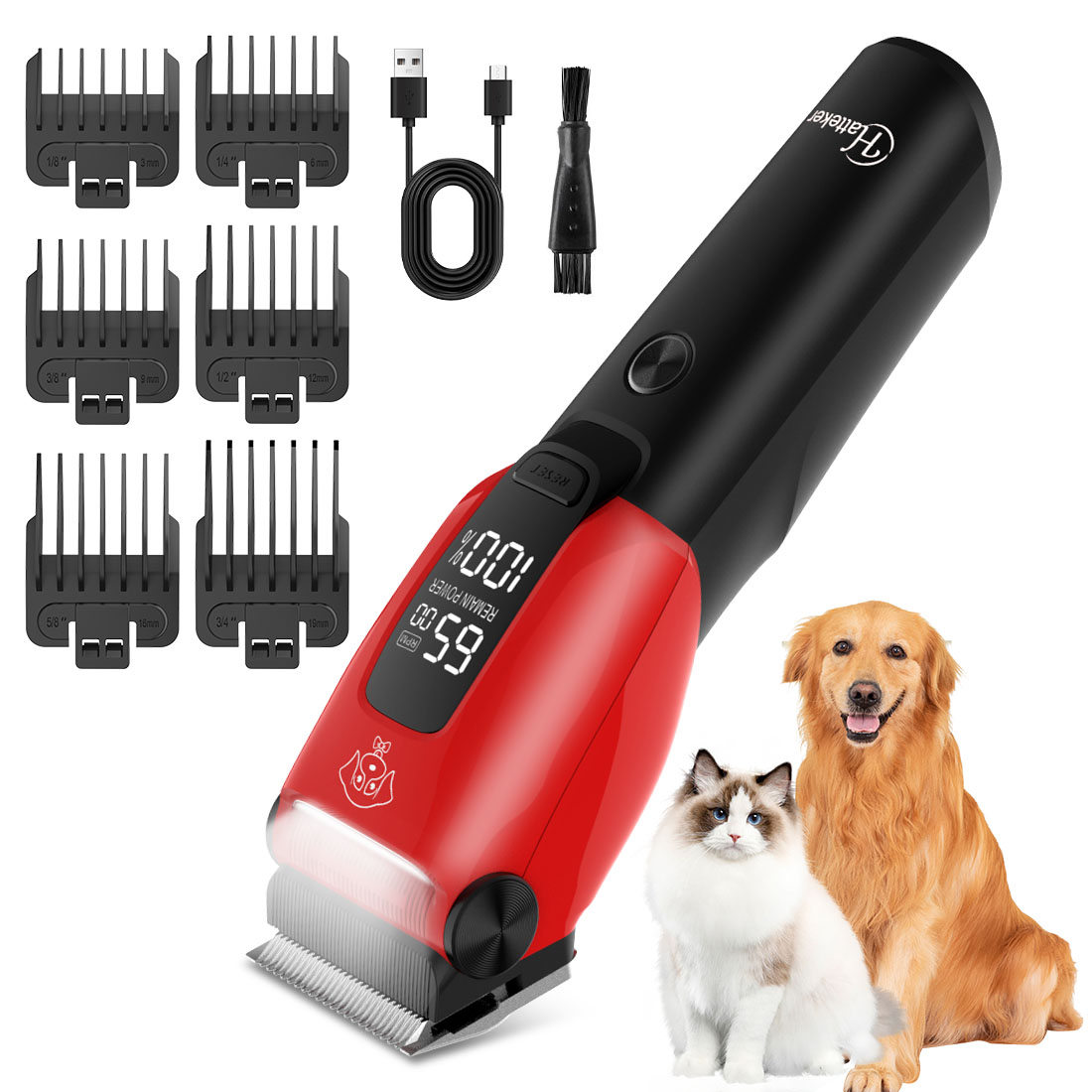 Hatteker Elektrische Honden- e - Grooming Kit recensie en prijs