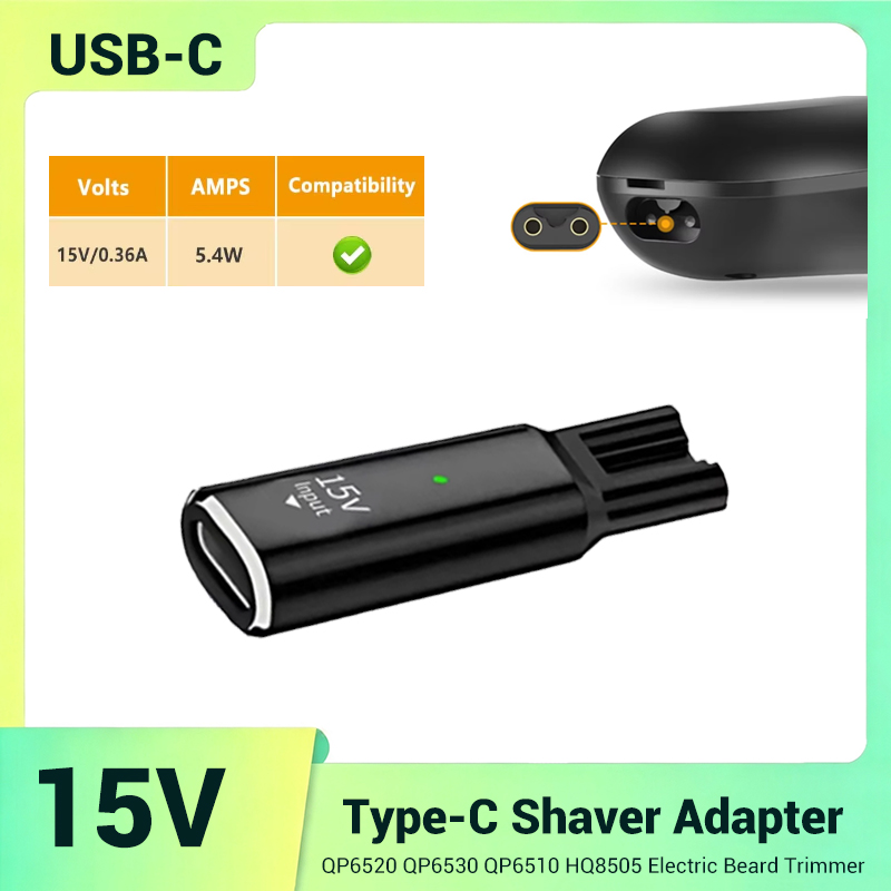 15V USB-C veilige stabiele min - Electric Shaver Rotary recensie en prijs