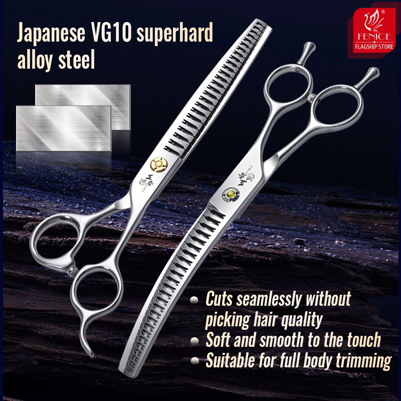 Fenice 7 Inch 3D Gradiënt Trac - Grooming Scissors recensie en prijs